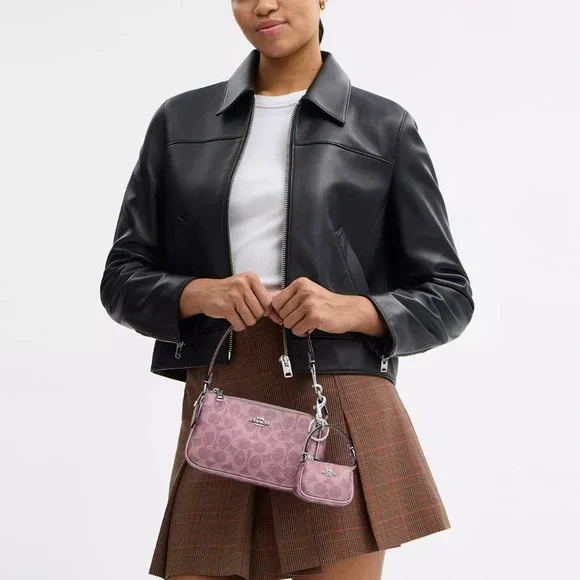 🌸🌸 Coach Boxed Nolita 19 And Nolita Bag Charm Set In Signature Canvas - Picture 4 of 14